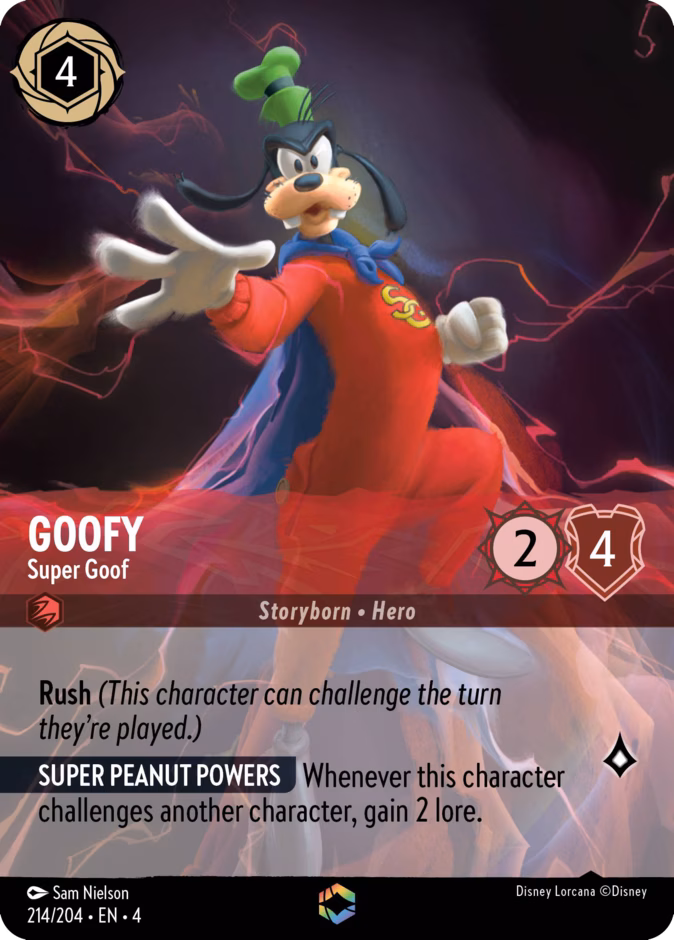 Carta Goofy · Super Goof