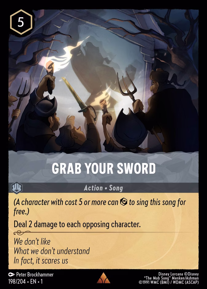Carta Grab Your Sword · 