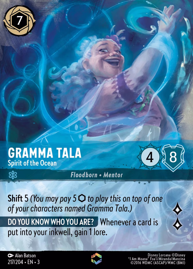 Carta Gramma Tala · Spirit of the Ocean