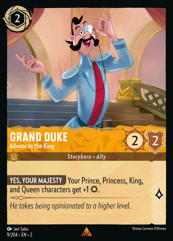 Carta Grand Duke · Advisor to the King