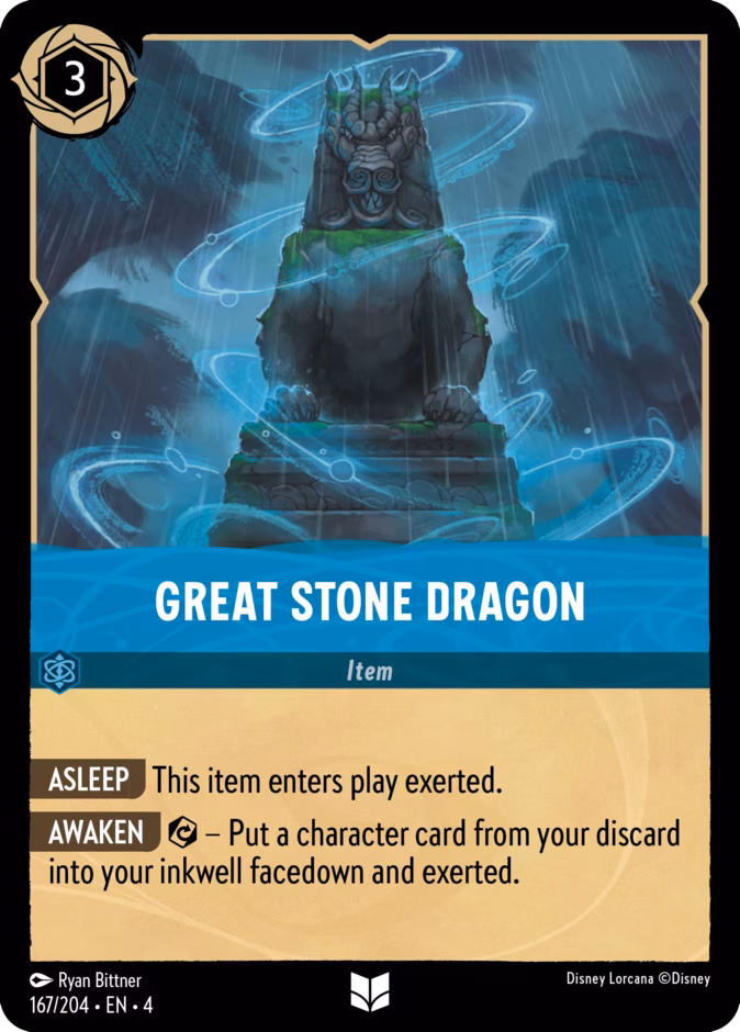 Carta Great Stone Dragon · 