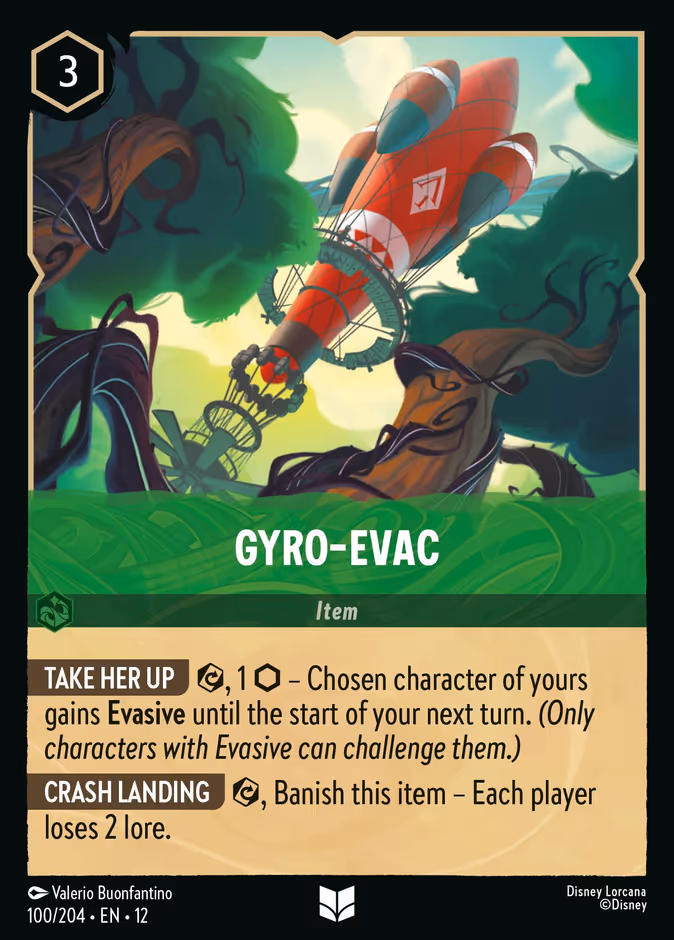 Carta Gyro-Evac · 