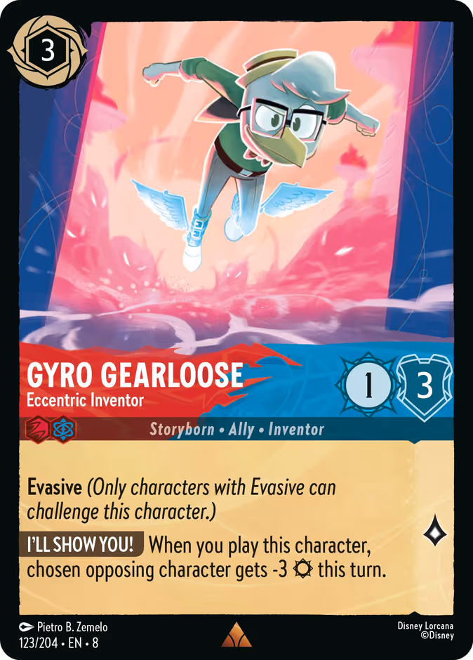 Carta Gyro Gearloose · Eccentric Inventor