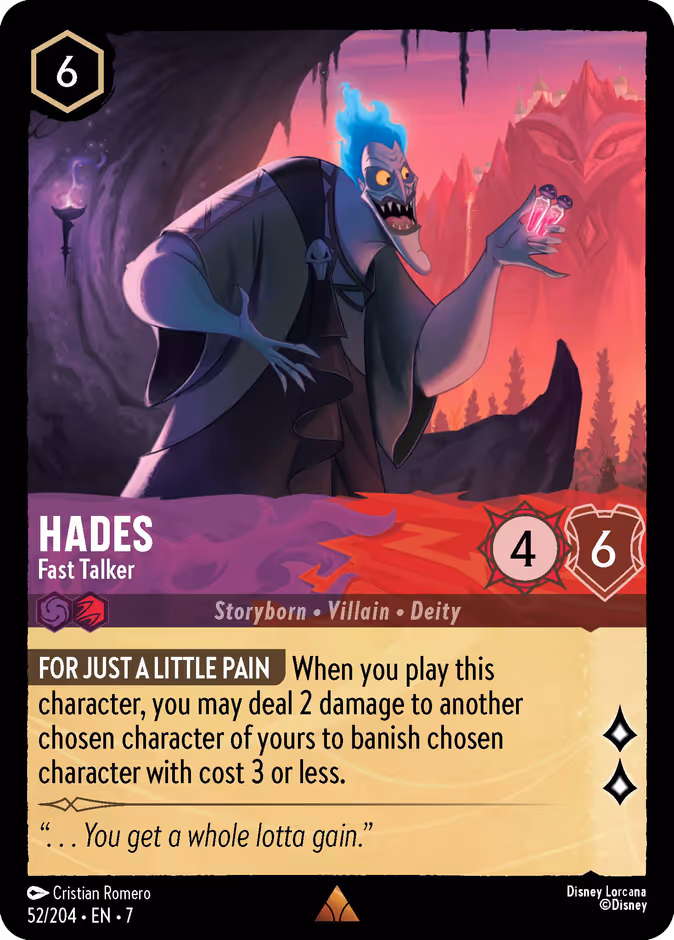 Carta Hades · Fast Talker