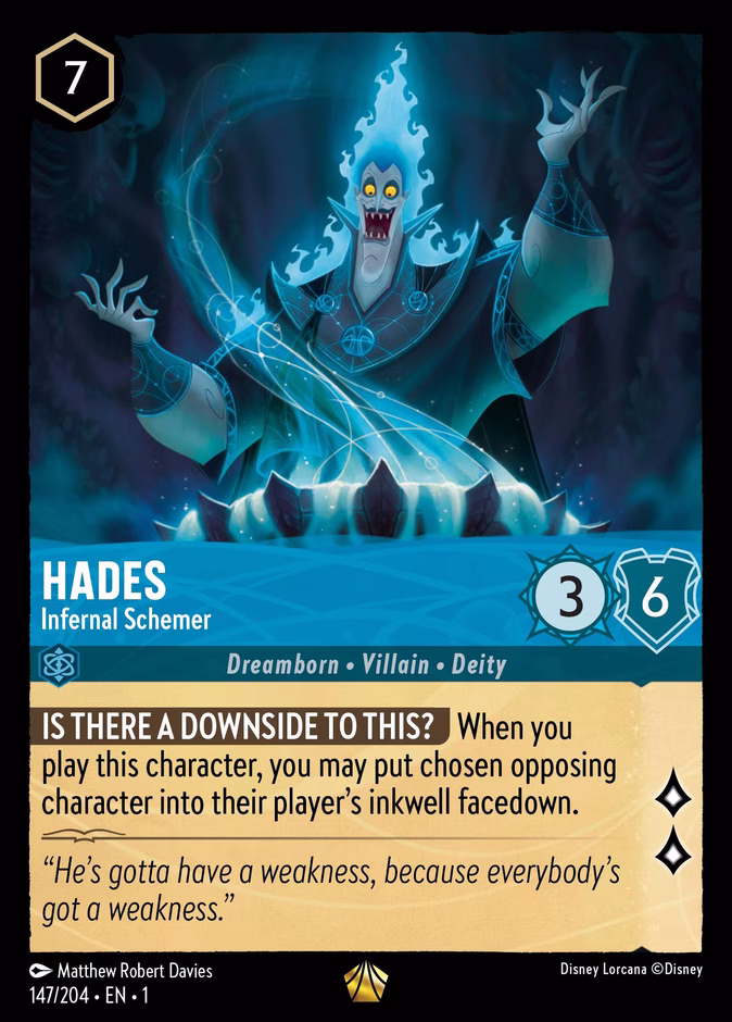 Carta Hades · Infernal Schemer
