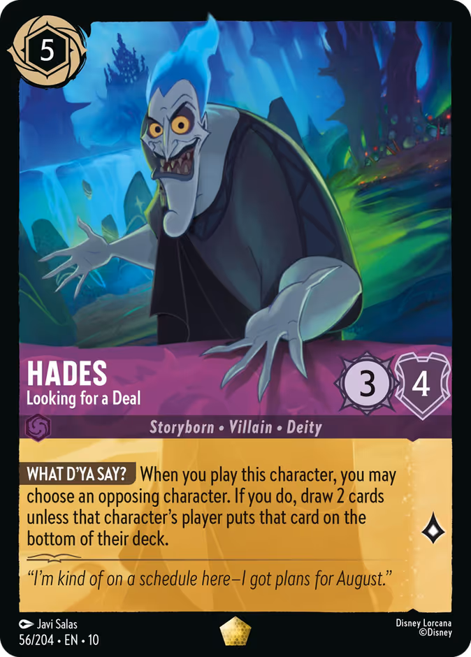 Carta Hades · Looking for a Deal