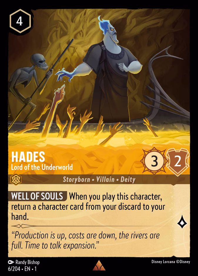 Carta Hades · Lord of the Underworld