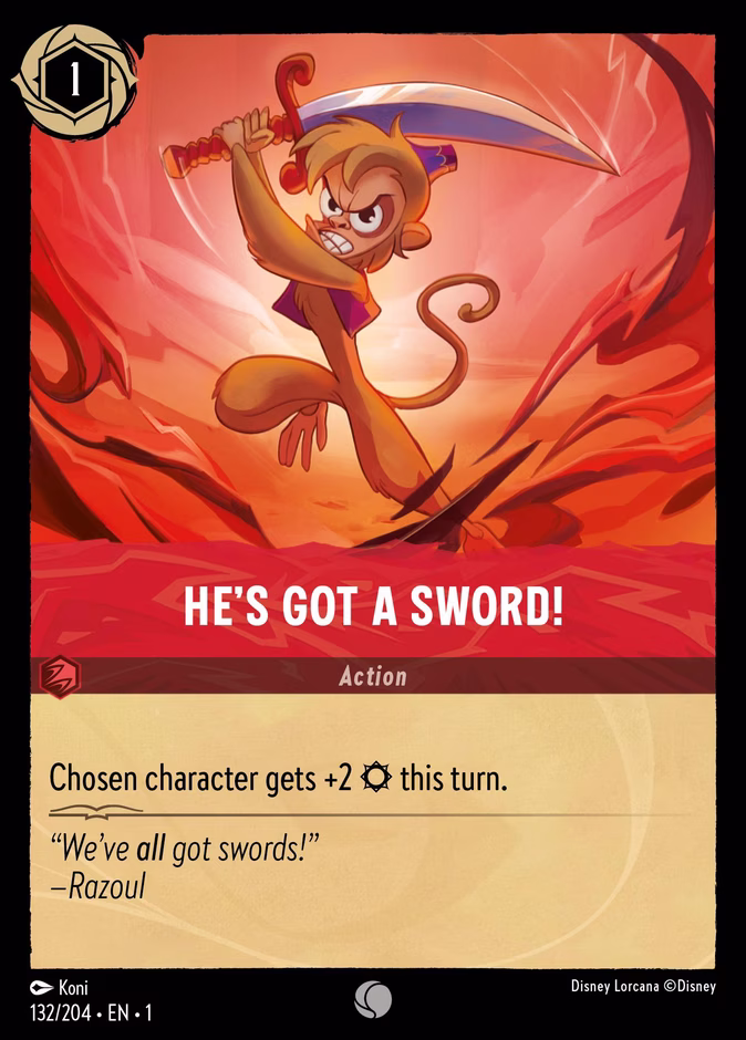 Carta He's Got a Sword! · 