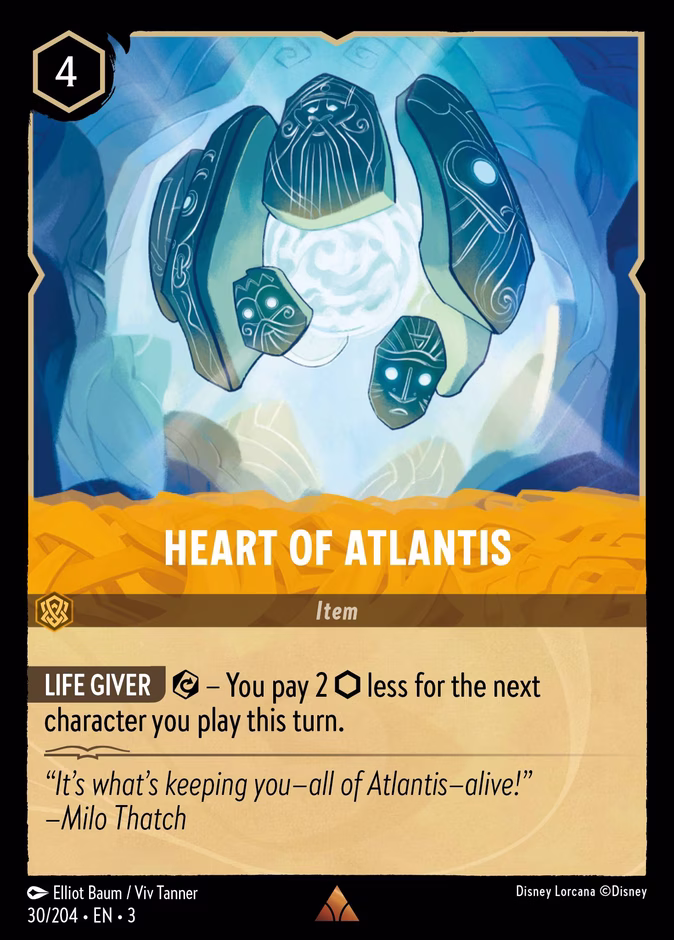 Carta Heart of Atlantis · 