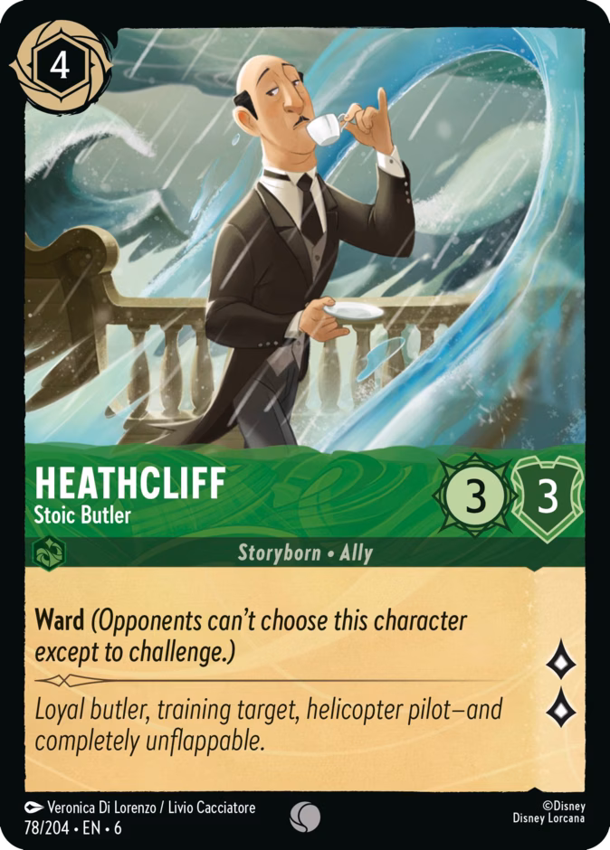 Carta Heathcliff · Stoic Butler