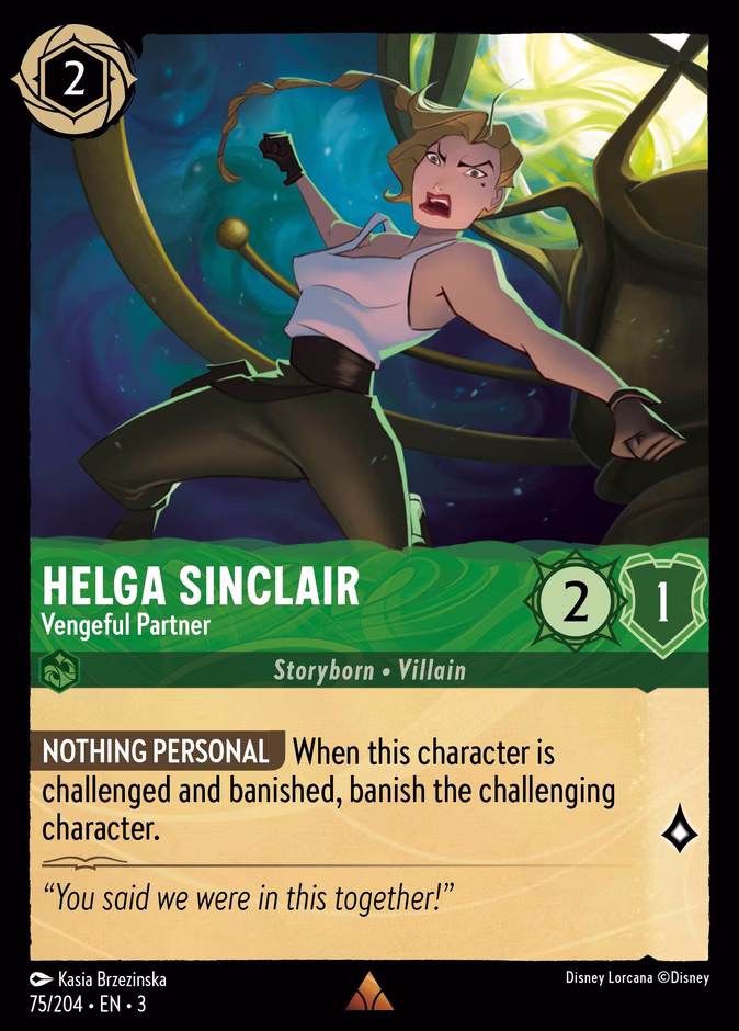 Carta Helga Sinclair · Vengeful Partner