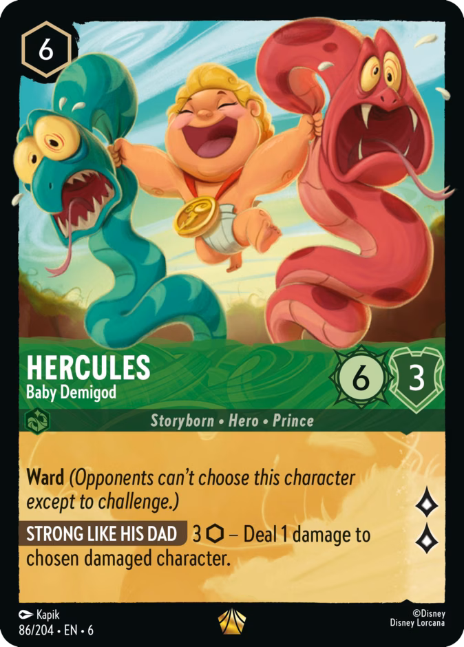 Carta Hercules · Baby Demigod
