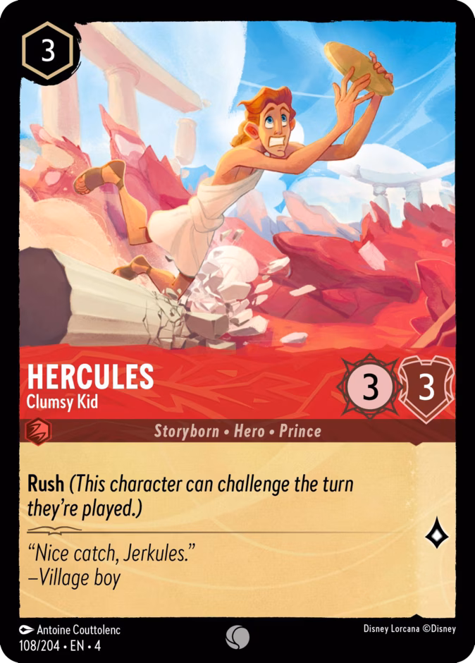 Carta Hercules · Clumsy Kid