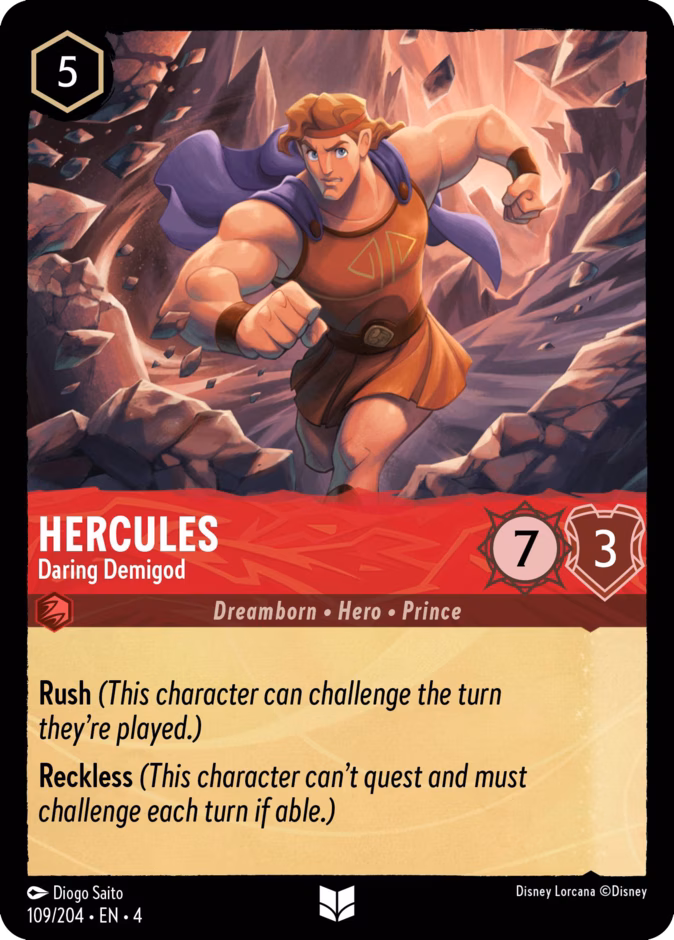 Carta Hercules · Daring Demigod