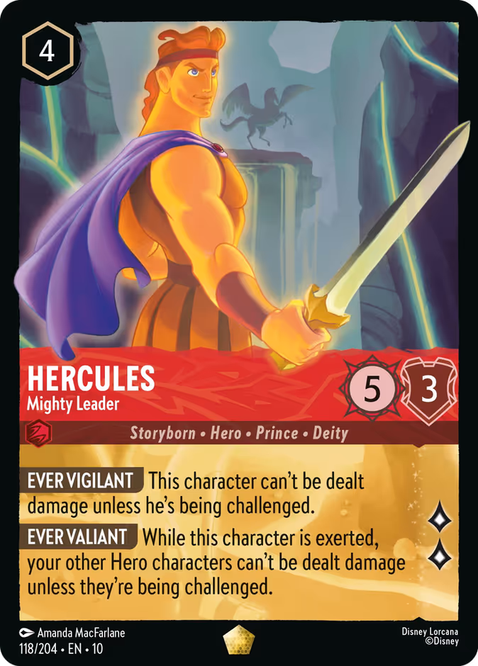 Carta Hercules · Mighty Leader