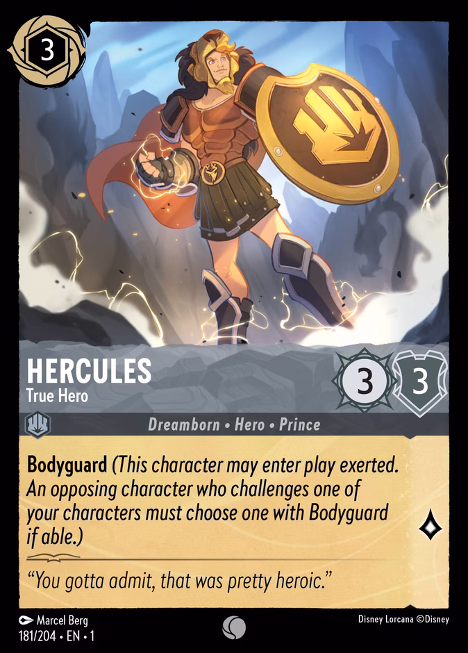 Carta Hercules · True Hero