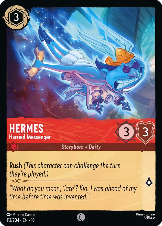 Carta Hermes · Harried Messenger