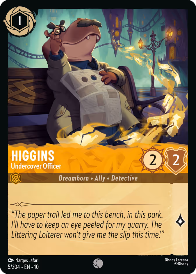 Carta Higgins · Undercover Officer