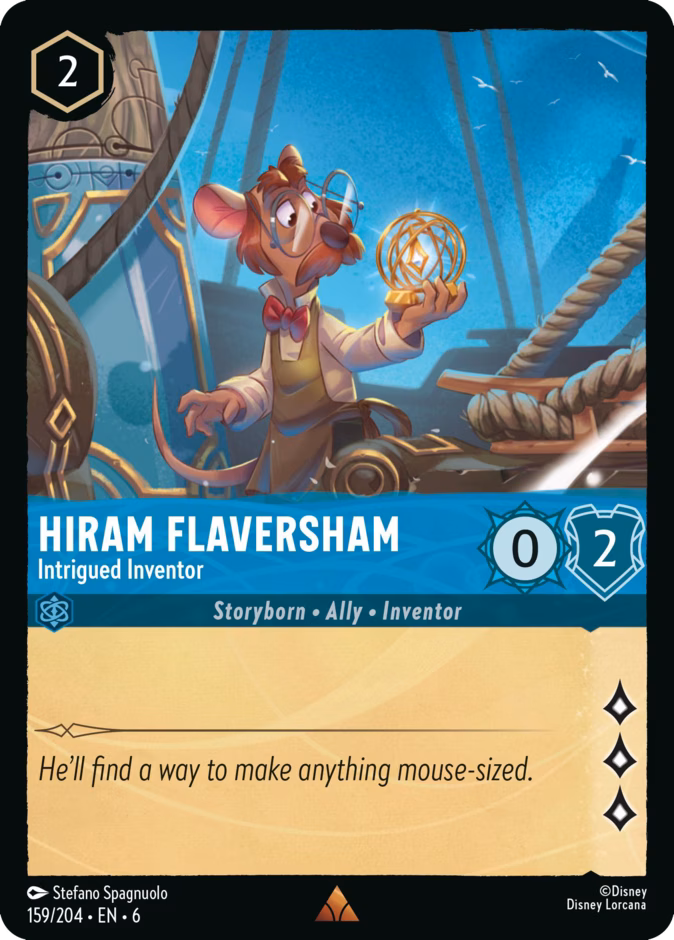Carta Hiram Flaversham · Intrigued Inventor