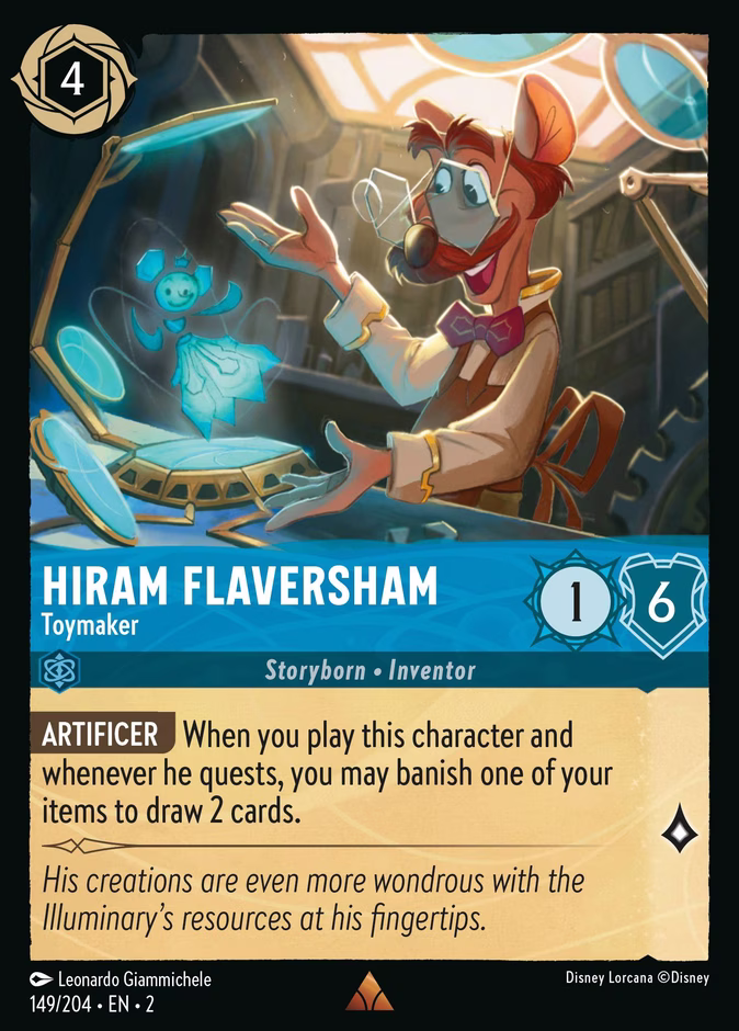 Carta Hiram Flaversham · Toymaker
