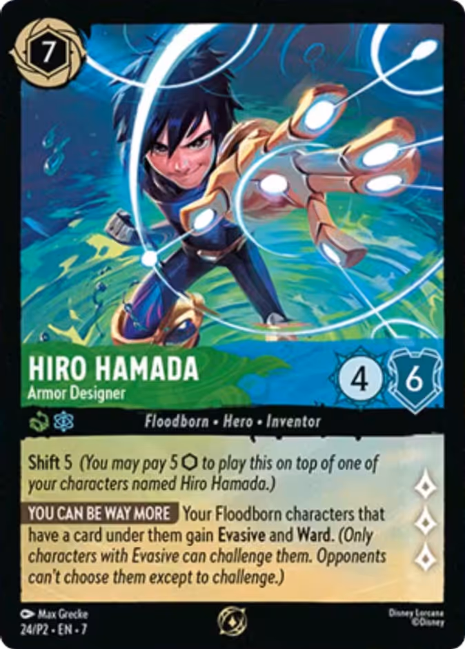 Carta Hiro Hamada · Armor Designer