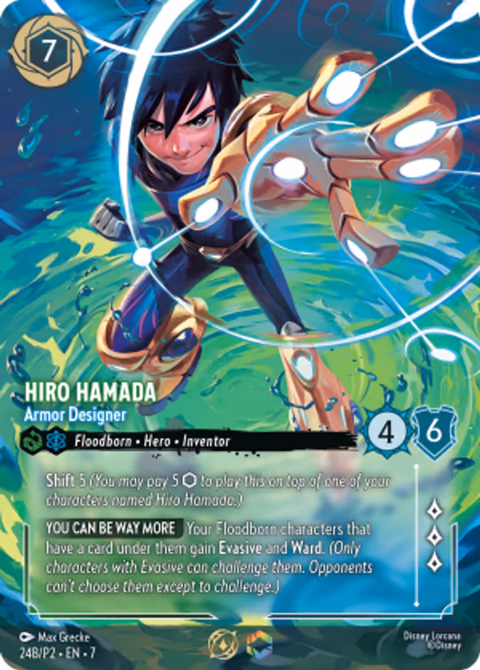 Carta Hiro Hamada · Armor Designer