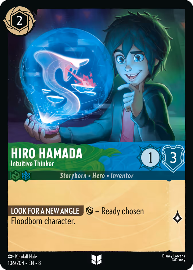 Carta Hiro Hamada · Intuitive Thinker