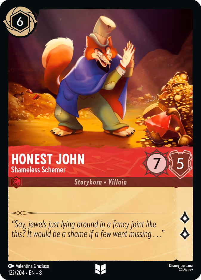 Carta Honest John · Shameless Schemer