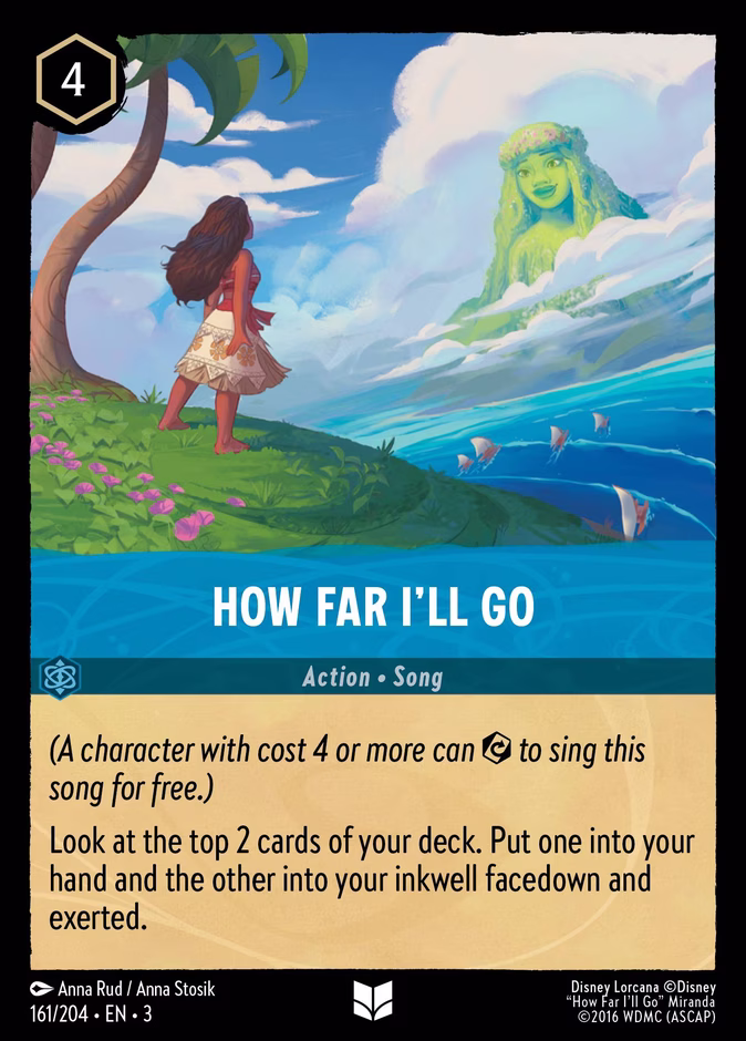 Carta How Far I'll Go · 