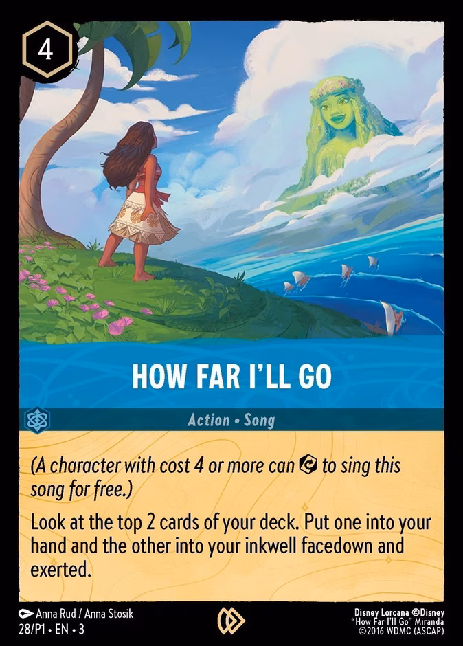 Carta How Far I'll Go · 