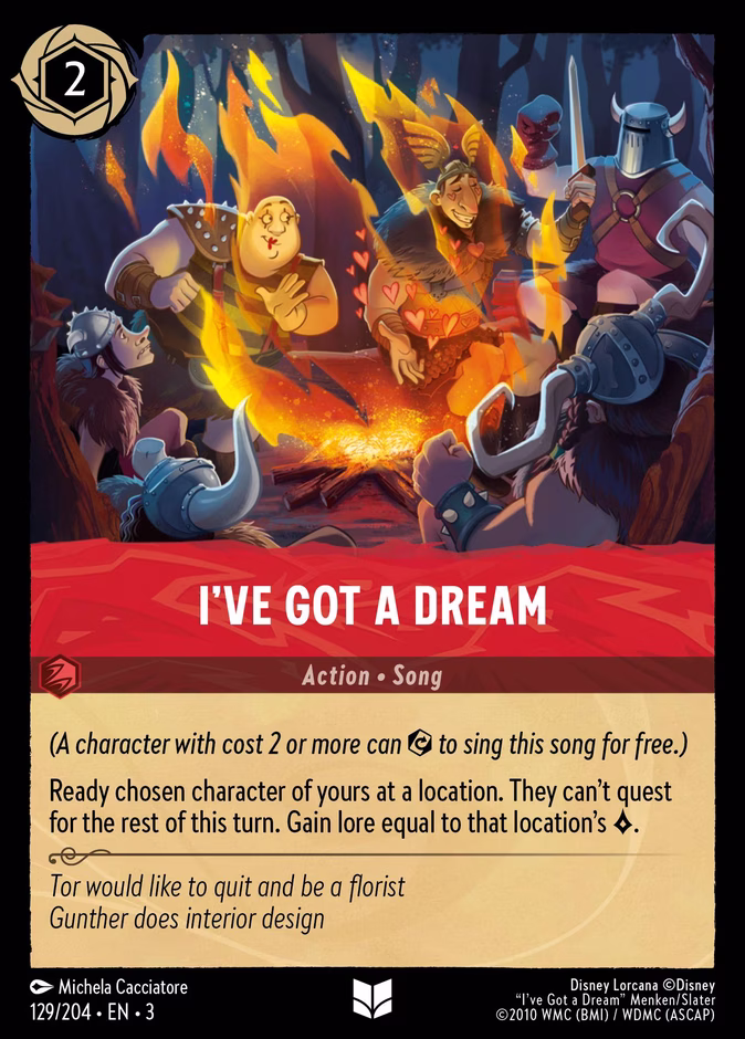 Carta I've Got a Dream · 