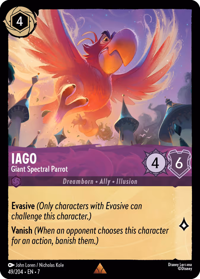 Carta Iago · Giant Spectral Parrot