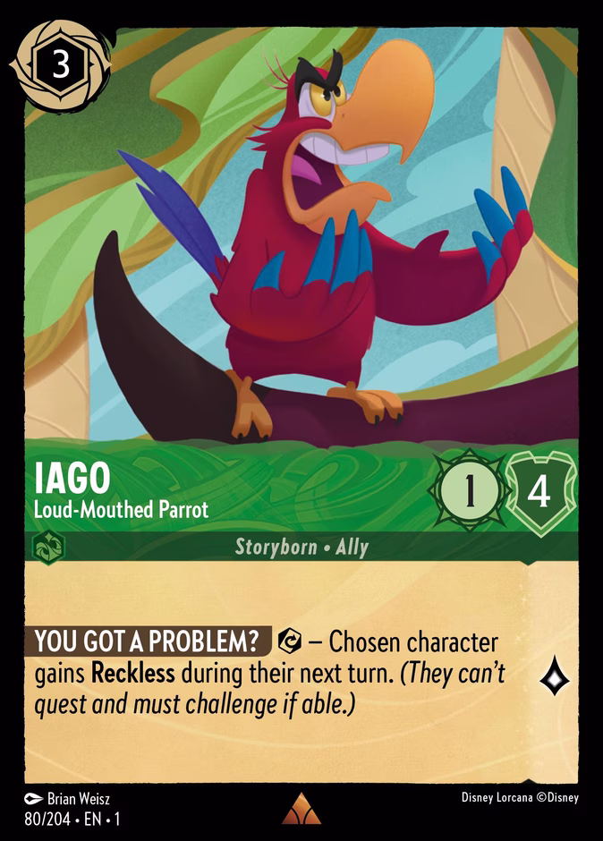 Carta Iago · Loud-Mouthed Parrot