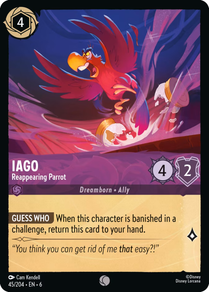 Carta Iago · Reappearing Parrot
