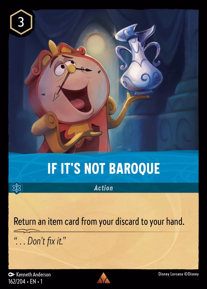 Carta If it's Not Baroque · 
