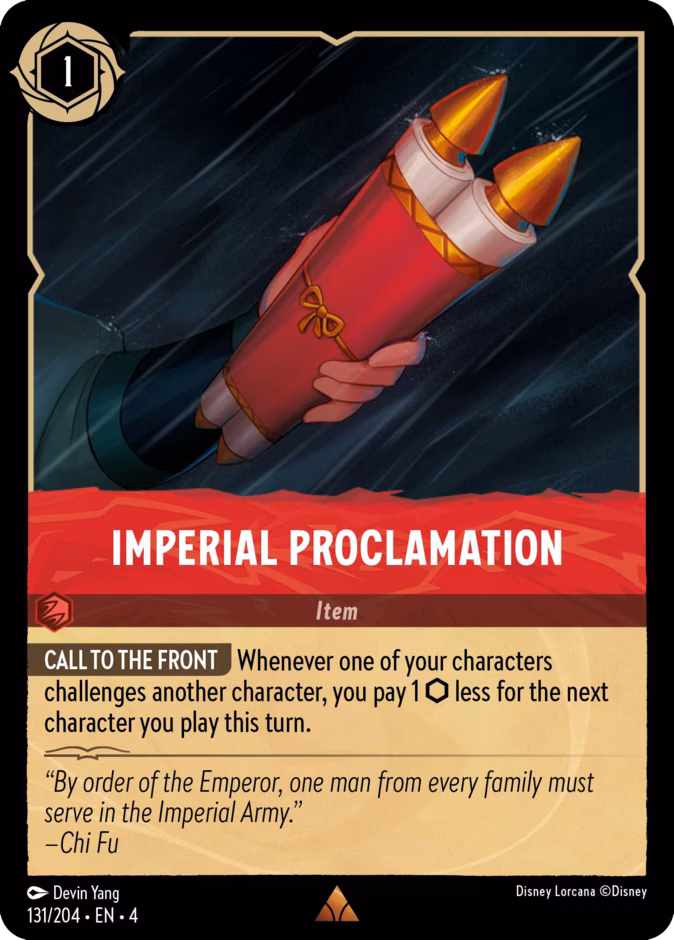 Carta Imperial Proclamation · 
