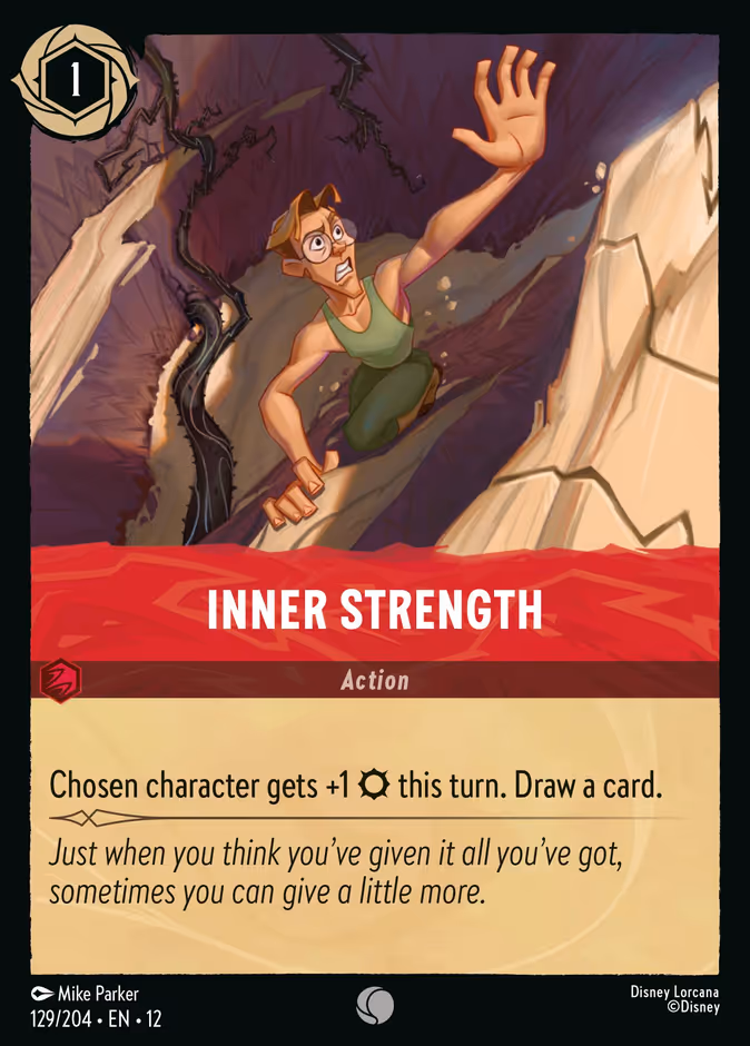 Carta oficial Inner Strength ·