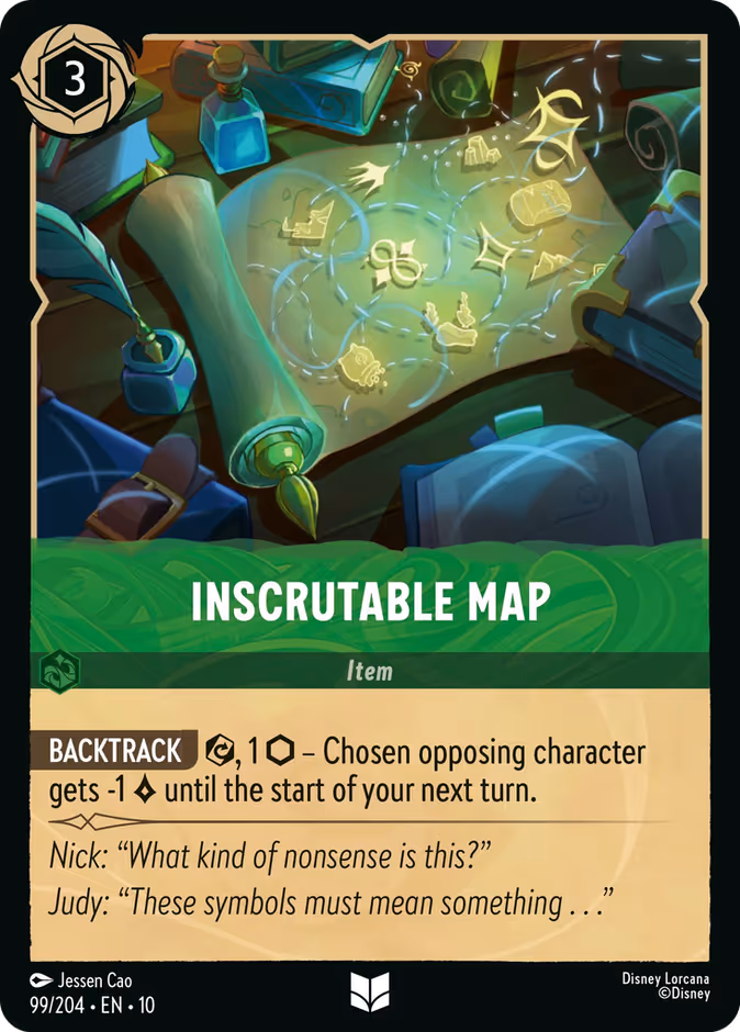 Carta oficial Inscrutable Map ·