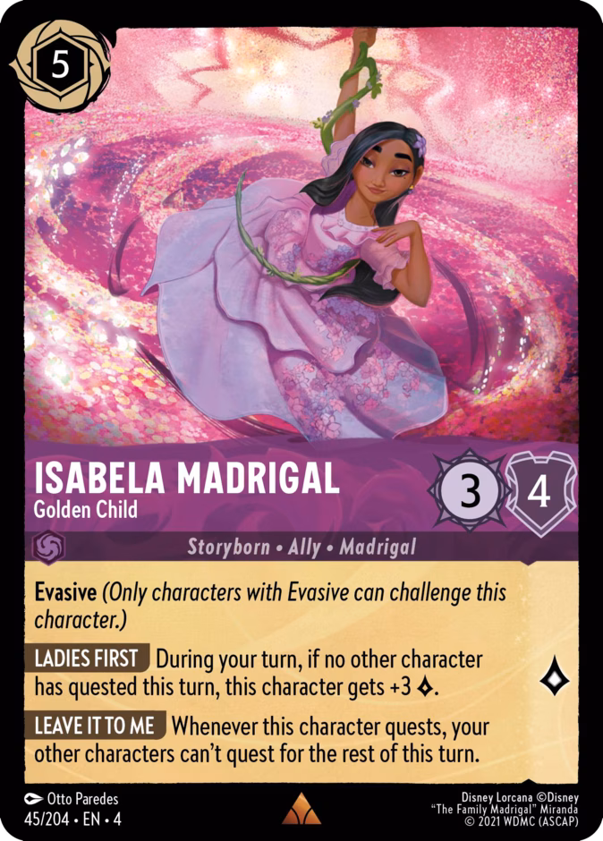Carta Isabela Madrigal · Golden Child