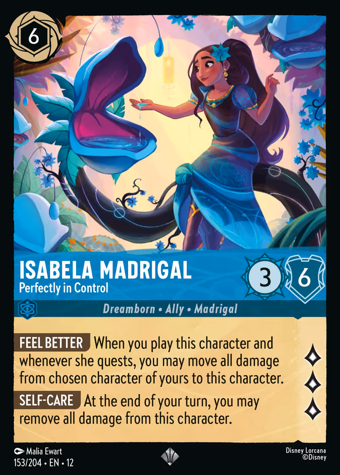 Carta Isabela Madrigal · Perfectly in Control