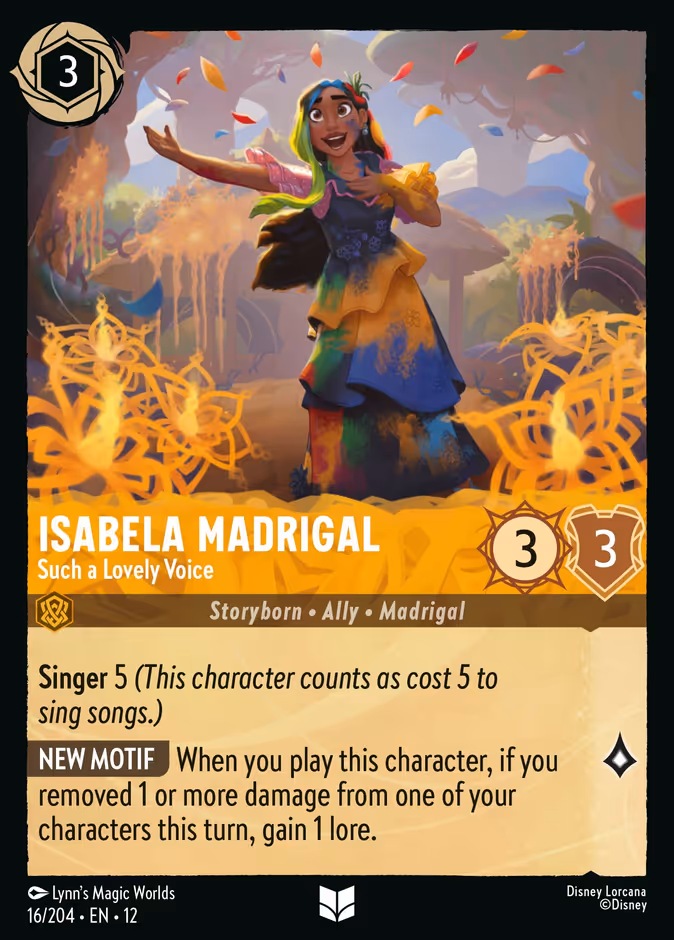 Carta Isabela Madrigal · Such a Lovely Voice
