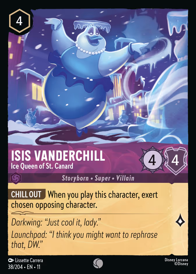 Carta Isis Vanderchill · Ice Queen of St. Canard