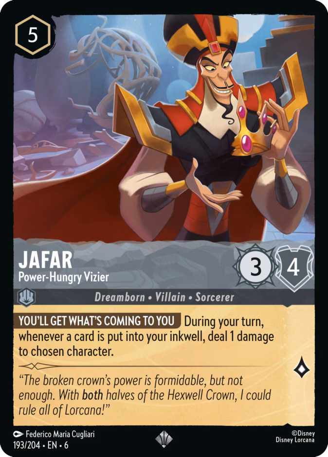 Carta Jafar · Power-Hungry Vizier