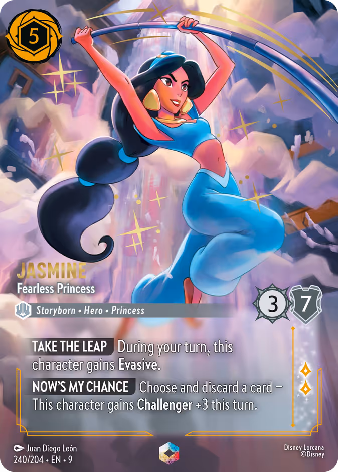 Carta Jasmine · Fearless Princess