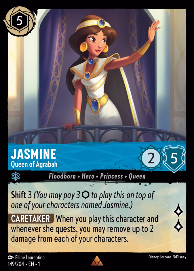 Carta Jasmine · Queen of Agrabah