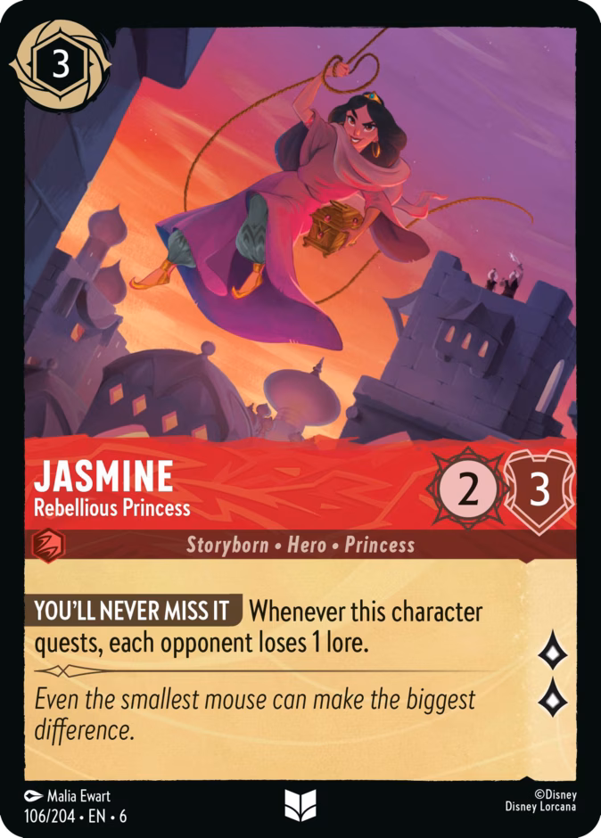 Carta Jasmine · Rebellious Princess
