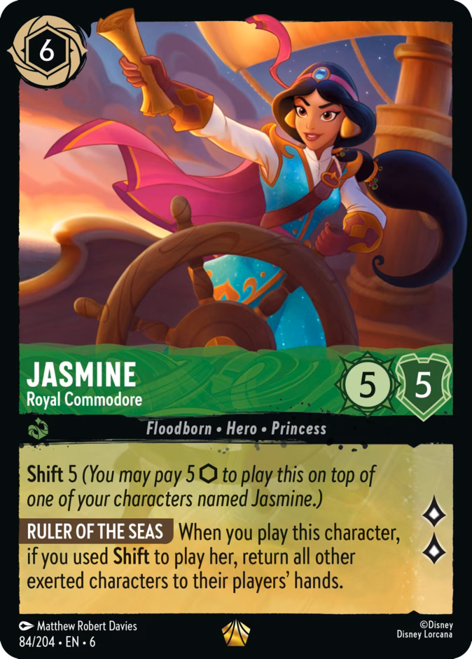 Carta Jasmine · Royal Commodore