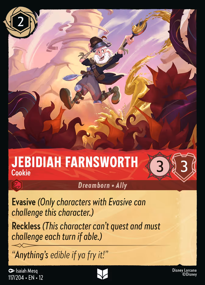 Carta Jebidiah Farnsworth · Cookie