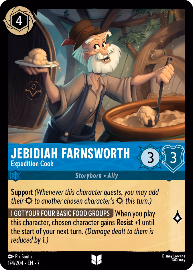 Carta Jebidiah Farnsworth · Expedition Cook