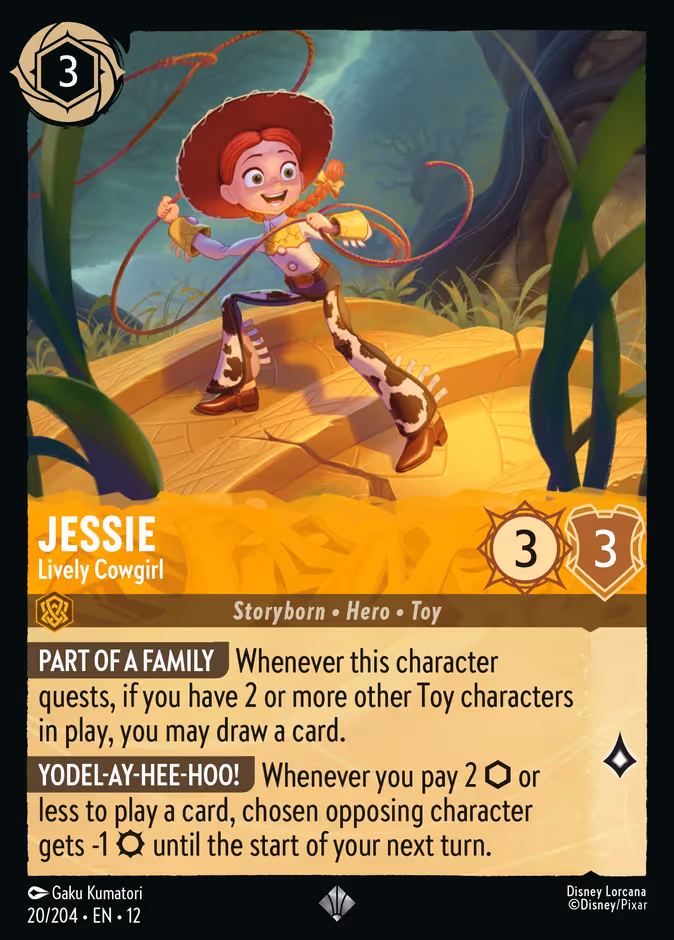 Carta oficial Jessie · Lively Cowgirl